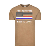 Vintage Coffee police fire ems first responder american flag firefighter t shirt Vintage Tee - DesignPulse