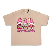 Burro Happy holidays with gnomes Urban Heavy Tee - NancyCooperArtShop
