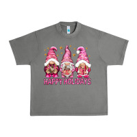 Tornado Happy holidays with gnomes Urban Heavy Tee - NancyCooperArtShop