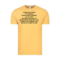 Vintage Mustard there is no hope its fucked everything is ruined Vintage Tee - DesignPulse