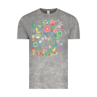 Cloud Rock cute birds t  shirt birds and blooms   cute floral pattern by cecca de Vintage Tee - DesignPulse