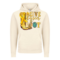 Vintage Artic Give Cancer the boot Childhood Cancer Vintage Hoodie - NancyCooperArtShop