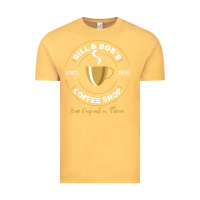 Vintage Mustard bill and bob coffee shop aa recovery gift t shirt Vintage Tee - PixelWave