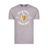 Vintage Zinc bill and bob coffee shop aa recovery gift t shirt Vintage Tee - PixelWave