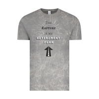Cloud Rock the rapture is my retirement plan bible heaven jesus Vintage Tee - PixelWave