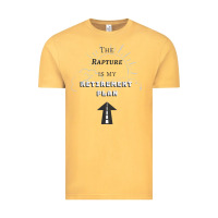 Vintage Mustard the rapture is my retirement plan bible heaven jesus Vintage Tee - PixelWave