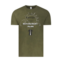 Vintage Olive the rapture is my retirement plan bible heaven jesus Vintage Tee - PixelWave