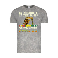 Cloud Rock Vietnam War Veterans US Memorial Day In The Memory Of 58479 38 Vintage Tee - PixelWave
