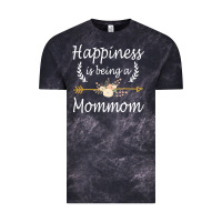Cloud Black happiness is being a mommom  cute mothers day gifts Vintage Tee - PixelWave