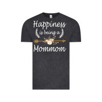 Happiness Is Being A Mommom  Cute Mothers Day Gifts Vintage Tee | Teevron