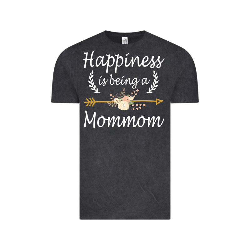 Happiness Is Being A Mommom  Cute Mothers Day Gifts Vintage Tee by PixelWave | Teevron