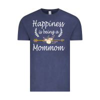 Vintage Denim happiness is being a mommom  cute mothers day gifts Vintage Tee - PixelWave