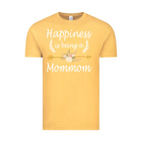 Vintage Mustard happiness is being a mommom  cute mothers day gifts Vintage Tee - PixelWave