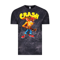 Cloud Black crash bandicoot Vintage Tee - PixelWave