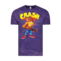 Cloud Purple crash bandicoot Vintage Tee - PixelWave