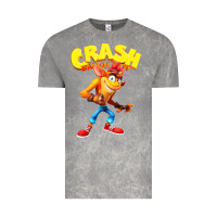 Cloud Rock crash bandicoot Vintage Tee - PixelWave