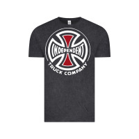 Vintage Black independent company cross skateboard Vintage Tee - PixelWave