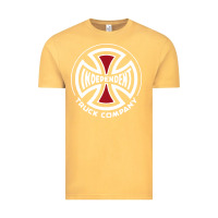 Vintage Mustard independent company cross skateboard Vintage Tee - PixelWave