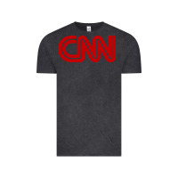 Vintage Black cnn media company Vintage Tee - PixelWave