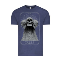 Vintage Denim hunt showdown anniversary three of skulls black t shirt Vintage Tee - PixelWave