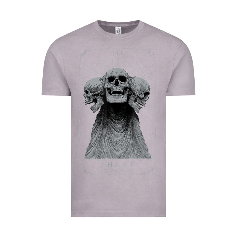 Hunt Showdown Anniversary Three Of Skulls Black T Shirt Vintage Tee by PixelWave | Teevron