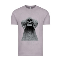 Vintage Zinc hunt showdown anniversary three of skulls black t shirt Vintage Tee - PixelWave