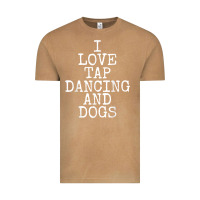 Vintage Camel i love tap dancing & dogs funny dog gift t shirt men women Vintage Tee - PixelWave