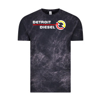Cloud Black Detroit Diesel Vintage Tee - PixelWave
