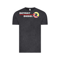 Vintage Black Detroit Diesel Vintage Tee - PixelWave
