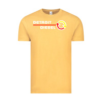Vintage Mustard Detroit Diesel Vintage Tee - PixelWave
