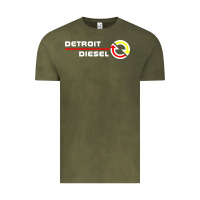 Vintage Olive Detroit Diesel Vintage Tee - PixelWave