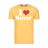 Vintage Mustard i love haters Vintage Tee - PixelWave