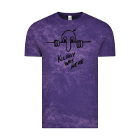 Cloud Purple Kilroy was here (on RedBubble) gift Vintage Tee - PixelWave