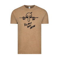 Kilroy Was Here (on Redbubble) Gift Vintage Tee | Teevron