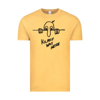 Vintage Mustard Kilroy was here (on RedBubble) gift Vintage Tee - PixelWave