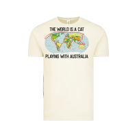 Vintage Arctic the world is a cat playing with australia 2020 shirt Vintage Tee - PixelWave