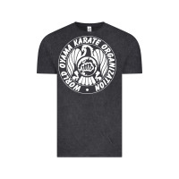 Vintage Black World Oyama Karate Organization ( white ) Vintage Tee - PixelWave