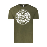 Vintage Olive World Oyama Karate Organization ( white ) Vintage Tee - PixelWave