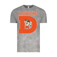Cloud Rock i love the d broncos football quote Vintage Tee - PixelWave