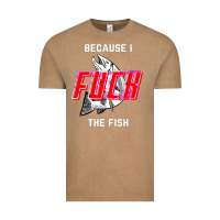 Vintage Coffee because i fuck the fish Vintage Tee - PixelWave