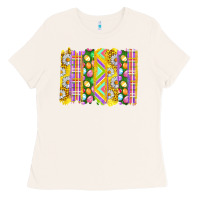 Bone Easter Brushstrokes Ladies Tee - BundleAndBundleShop