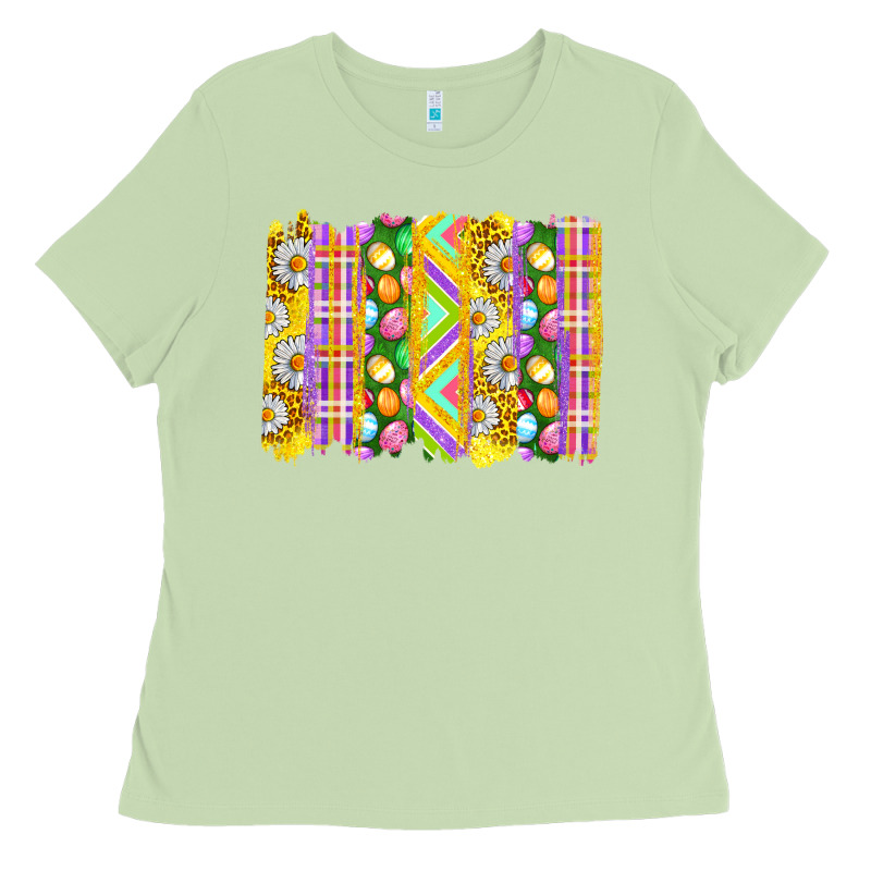 Easter Brushstrokes Ladies Tee by BundleAndBundleShop | Teevron