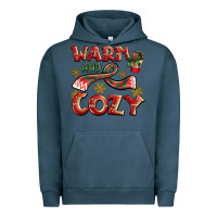 Pigment Midnight Navy warm and cozy Urban Hoodie - BarkalooDesign