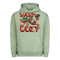 Pigment Oil Green warm and cozy Urban Hoodie - BarkalooDesign