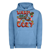 Pigment Pebble Blue warm and cozy Urban Hoodie - BarkalooDesign
