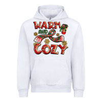 White warm and cozy Urban Hoodie - BarkalooDesign