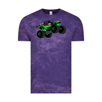 Cloud Purple monster truck grave digger Vintage Tee - PixelWave