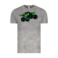 Cloud Rock monster truck grave digger Vintage Tee - PixelWave