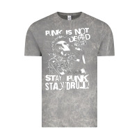 Cloud Rock Stay Punk Stay Drunk Vintage Tee - PixelWave