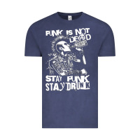 Vintage Denim Stay Punk Stay Drunk Vintage Tee - PixelWave